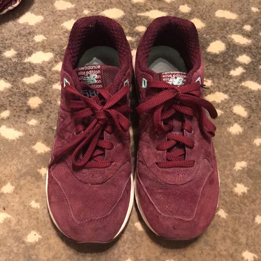 Dark Red New Balance Shoes